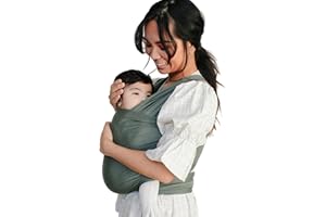 Solly Baby Wrap, Buttery-Soft Baby Carrier Newborn to Toddler 8-25 Lbs., Lightweight & Hands-Free Infant Sling Wrap, Breathable Summer Carrier, Baby Wearing & Postpartum Essential, New Mom Gift, Basil