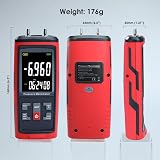 DANOPLUS Digital Manometer Gas Pressure Gauge HVAC ±200 inH2O LCD Data Logger view 7