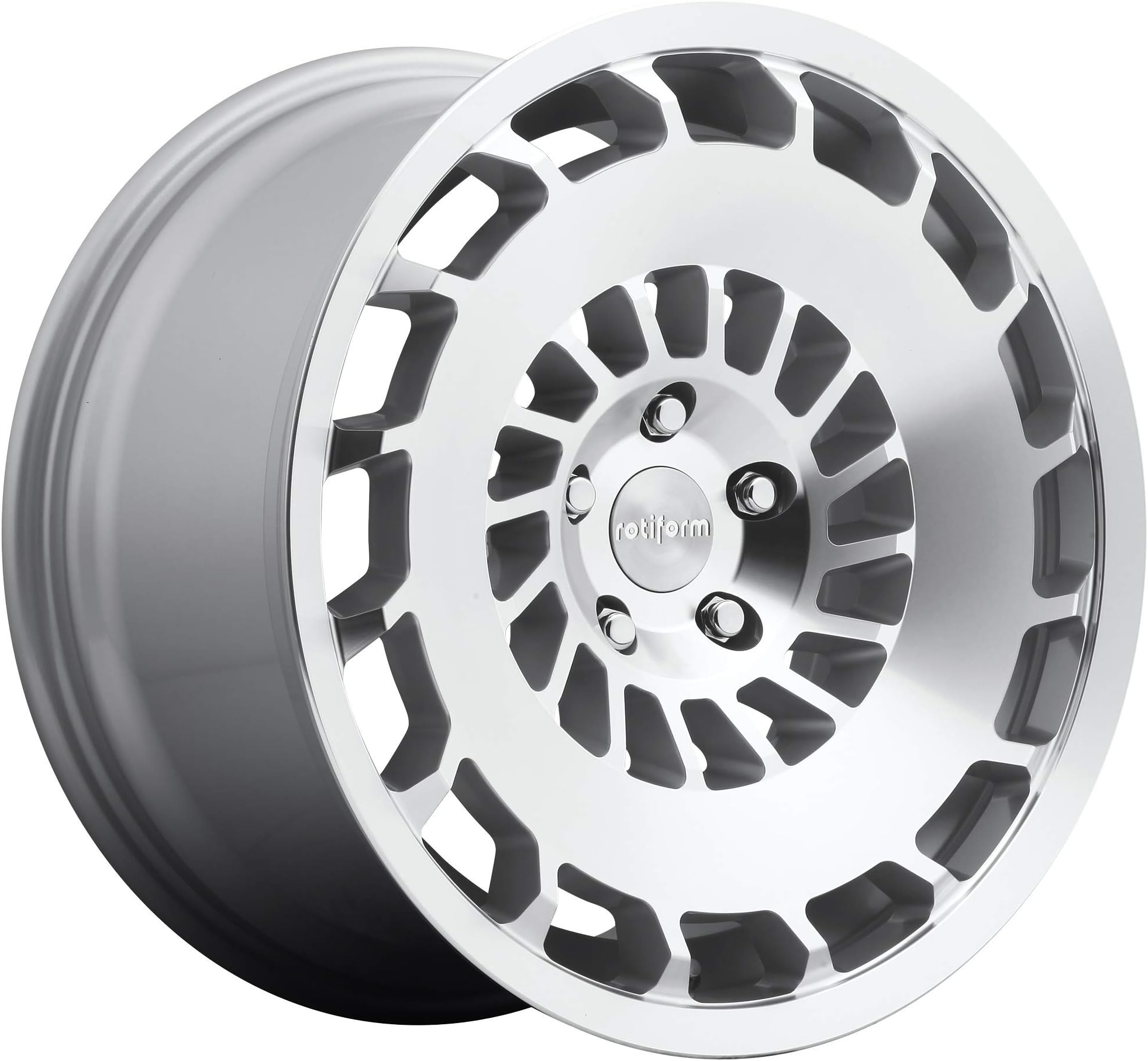 ROTIFORM 1PC CCV GLOSS SILVER MACHINED CCV 18x8.5 5x112.00 GLOSS SILVER MACHINED (45 mm)