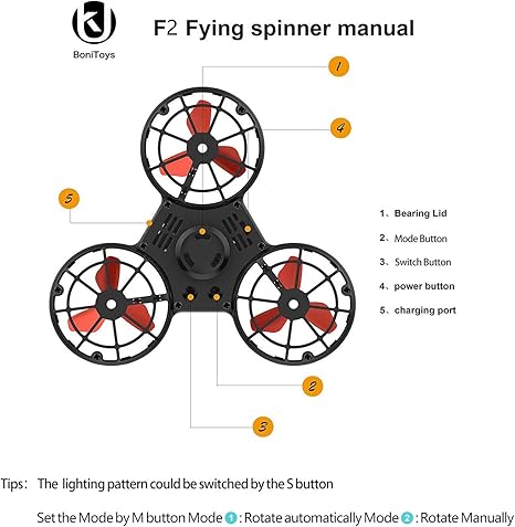 flying fidget spinner amazon