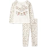 The Children's Place girls Baby Girls and Toddler Girls Long Sleeve Top and Knit Legging Sets