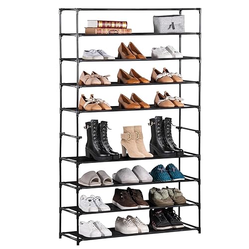 Youdesure 10 Tier Shoe Rack, Tall Shoe Rack Organizer for 40 Pairs ...