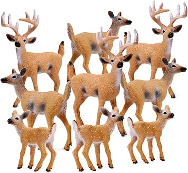 small woodland animal figurines