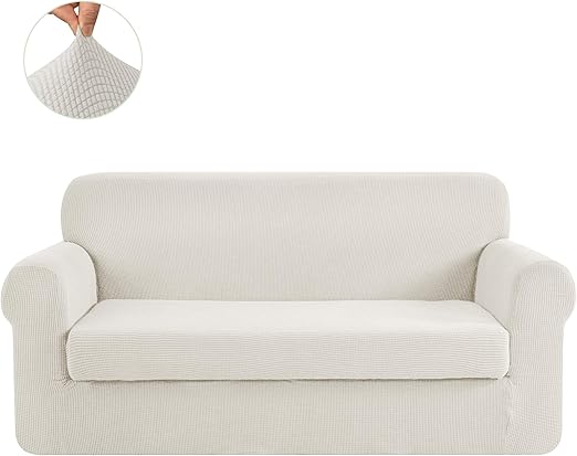 Amazon Com Chun Yi Stretch Loveseat Sofa Slipcover 2 Piece Couch