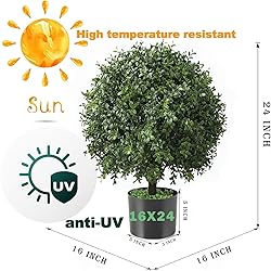 Gadout Artificial Boxwood Topiary Ball for