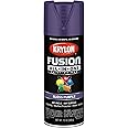 12 oz Krylon K02719007 Purple Fusion All-In-One Paint & Primer Spray Paint, Gloss
