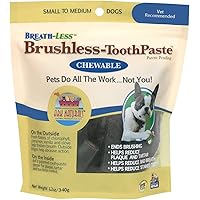 Ark Naturals Breath-Less Brushless Toothpaste, Vet Recommended Natural Dental Chews