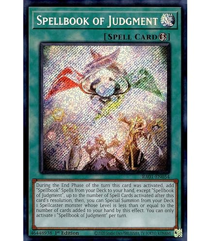 Amazon.com: YU-GI-OH! - Spellbook of Judgment (MP14-EN039) - Mega Pack 2014  - 1st Edition