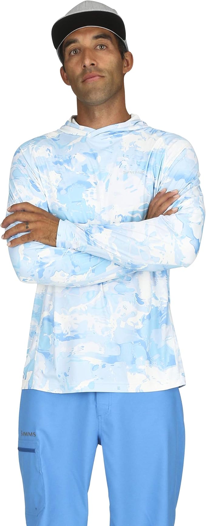 simms solarflex hoody river camo