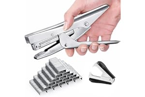 LANHOPE Stapler Heavy Duty with 1000 Staples and Staples Remover Set 20 Sheets Desktop Office Work Student Teacher Large Capacity No Jam Professional Standard 24/6 Metal