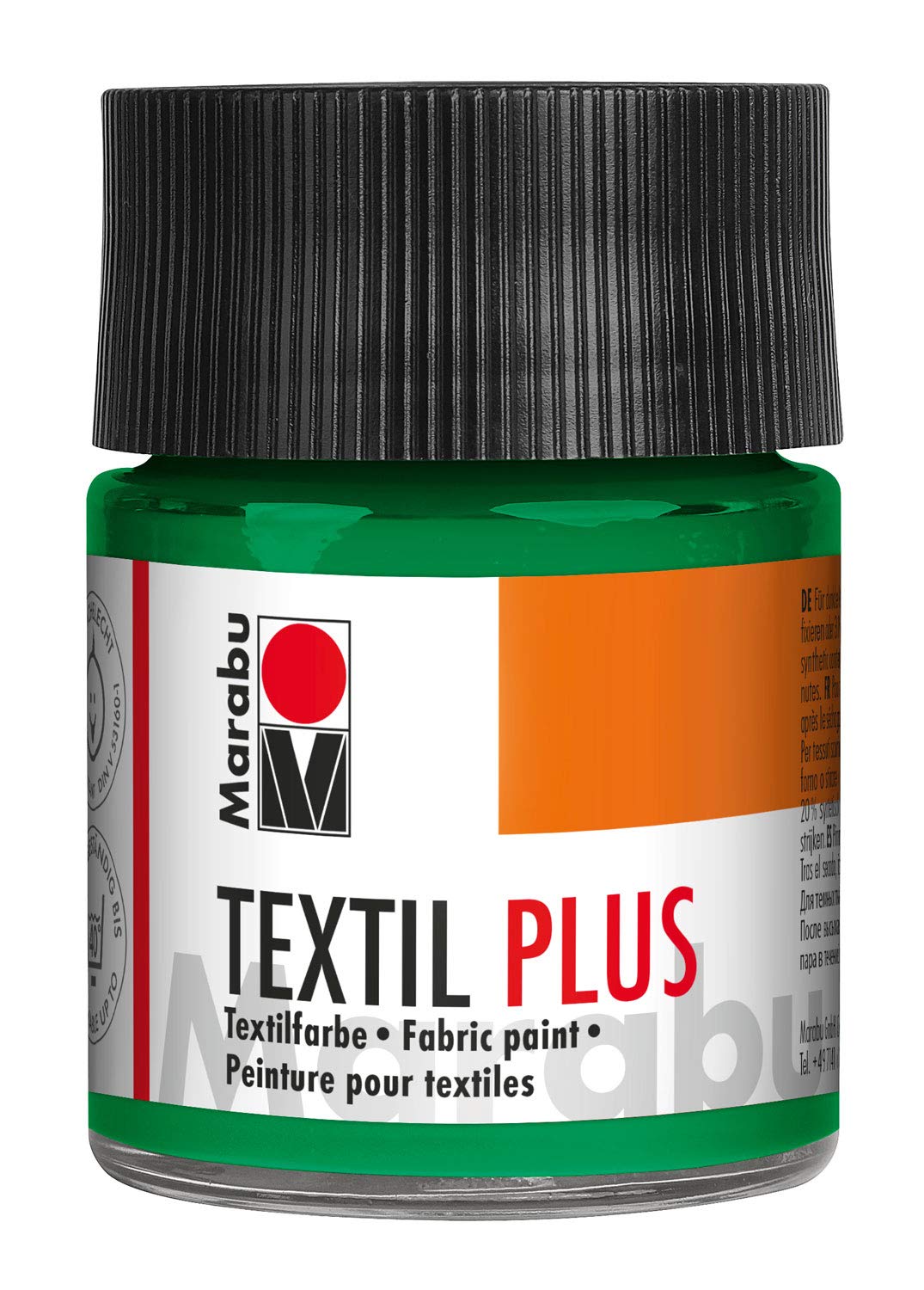 Marabu Textil Plus Fabric Paint 50ml - 015 French Green