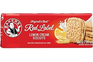 Bakers Red Label Lemon Creams Biscuits (200g)