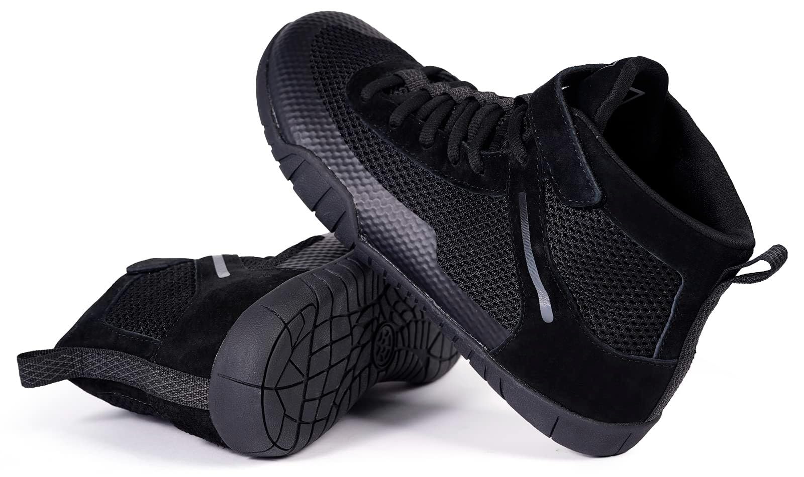 Wrestling Shoes Mens Boxing Shoe Fitness Weightlifting Powerlifting Zero Drop Sole