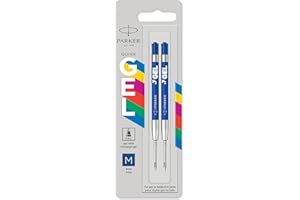 Parker Jotter Originals Gel Pen Refills | Smooth Blue Gel Ink Refills | Medium Tip (0.7mm) | 2 Count