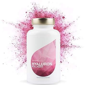 LEOVita Hyaluron Kollagen - Anti Aging - für ein gesundes, frisches und glattes Hautbild - Hyaluronsäure hochdosiert + Kollag