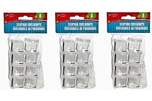 CRAFTERS SQUARE Mini Storage Containers for Arts and Crafts, 3-pk Set (1 x 1 Inches)