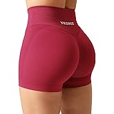 YEOREO Scrunch Butt Workout Shorts Women 3.5" Seamless V Cross Waist Sport Gym Amplify Shorts