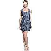 Guess Womens Sleeveless Eden Jacquard Denim Dress