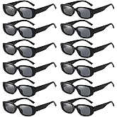 Trendy Rectangle Sunglasses - 90s Retro Narrow Square Frame, UV400 Protection, Vintage Fashion Small Shades