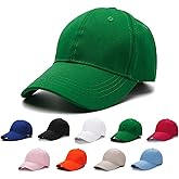 Edoneery Baseball Cap for Kids-Adjustable Washed Cotton Golf Toddler Hat for Boys & Girls