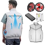 MOSILA Cooling Vest for Men with 20,000mAh Battery
