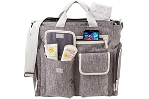 Babyboom Places and Spaces Satchel Diaper Bag, 1.8 oz - lb