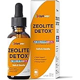 Zeolite Detox Drops for Kids Adults - Advanced Clinoptilolite Liquid Supplement for Toddlers Children's Cellular - Natural Support for Body Toxins Cleanse - Vegan Orange Flavor