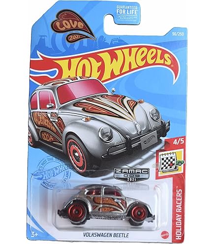 Amazon.com: Hot Wheels Volkswagen Beetle, Red Edition 2/12 : Toys