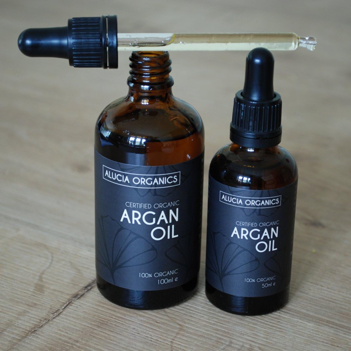 ALUCIA ORGANICS Certified Organic Argan Oil 100ml, 100% Pure Argan Oil for Face Body & Hair, Natural - Image 4