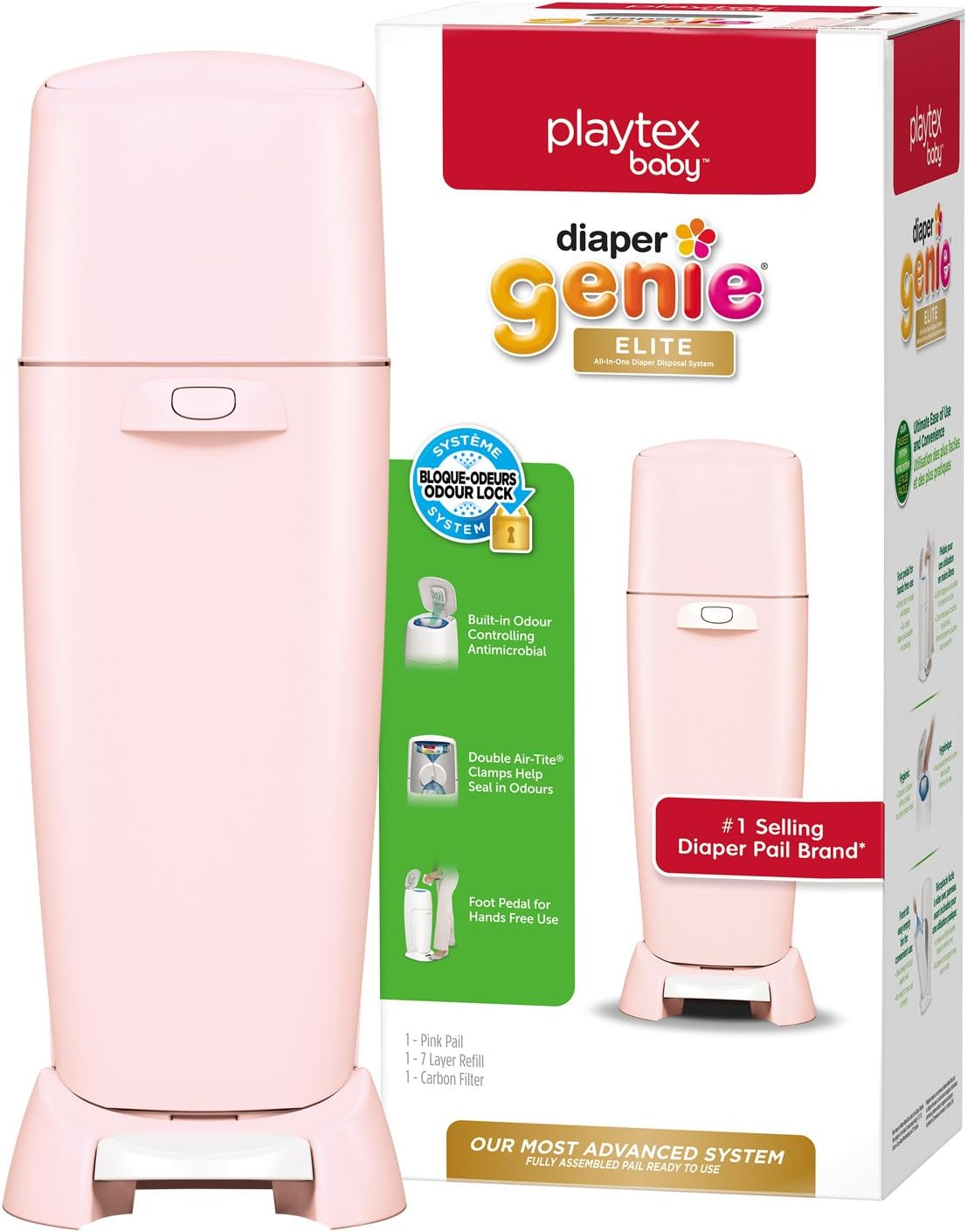 playtex diaper genie complete diaper pail with refill