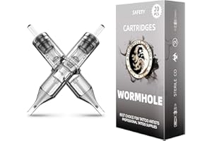 Wormhole Tattoo Cartridge Needles 3RL Tattoo Cartridges Professional Disposable Tattoo Needle Cartridge Sterilized Tattoo Needles Safe Cartridge Needles 1203RL