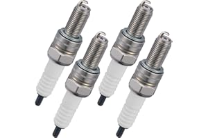 BDFHYK 6289 Iridium Spark Plugs Compatible with Kawasaki for Yamaha for Suzuki for Husqvarna Universal Motorcycle Spark Plugs Replacement for CR9EIA-9 Set of 4