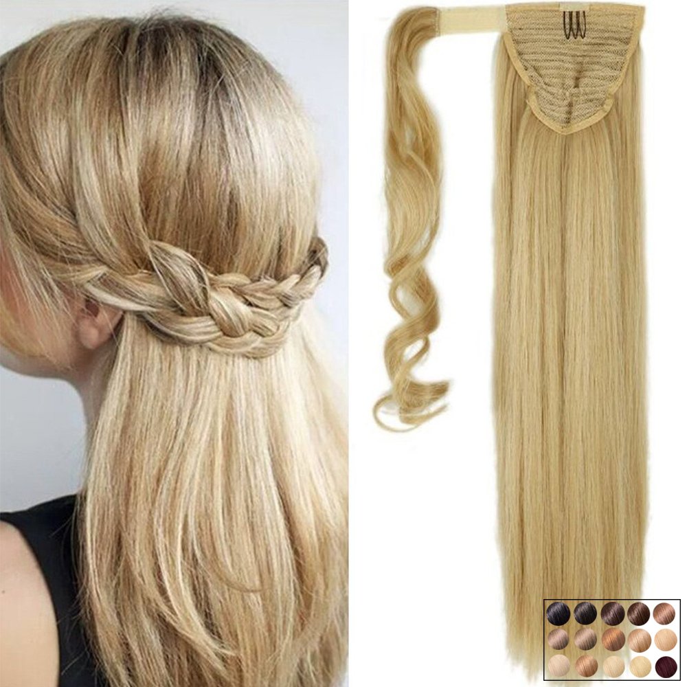 Pferdeschwanz Extensions Ponytail Haarteil Clip in Extensions wie