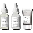The Ordinary Acne Collection - Skin Care Bundle Set For Oily, Acne Prone Skin - Salicylic Acid 2% Solution, Niacinamide 10% + Zinc 1%, Natural Moisturizing Factors + Beta Glucan