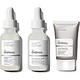 The Ordinary Acne Collection - Skin Care Bundle Set For Oily, Acne Prone Skin - Salicylic Acid 2% Solution, Niacinamide 10% + Zinc 1%, Natural Moisturizing Factors + Beta Glucan