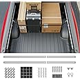 CZmenghe 5.7FT Side Bed Rail Compatible with 2019-2025 Dodge Ram 1500 Tie Down Rail Trail Rail System Replacement for 2019-2025 Dodge Ram 1500 Accessories (Side Trail Rail)