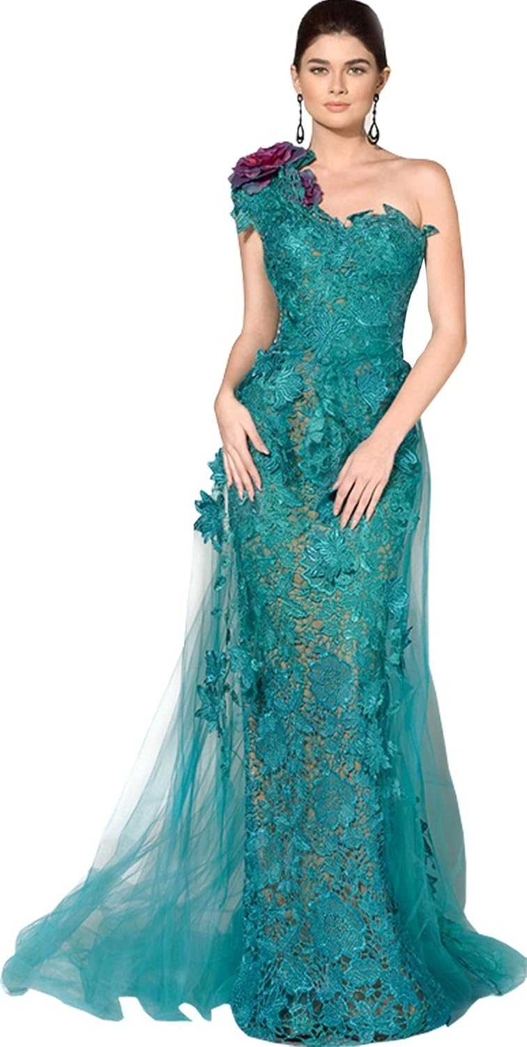 turquoise evening gown