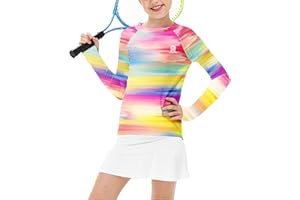 Remimi Unisex Kids Rash Gurad Long Sleeve SPF 50+ Sun Shirts with Thumb Hole 3-12 Years