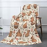 Capybaras Blanket Throw Blanket for Bed Soft Cozy Fluffy Couch Blankets Fleece Blanket Throw Gifts for Women Men Girls Boys 50"x40"