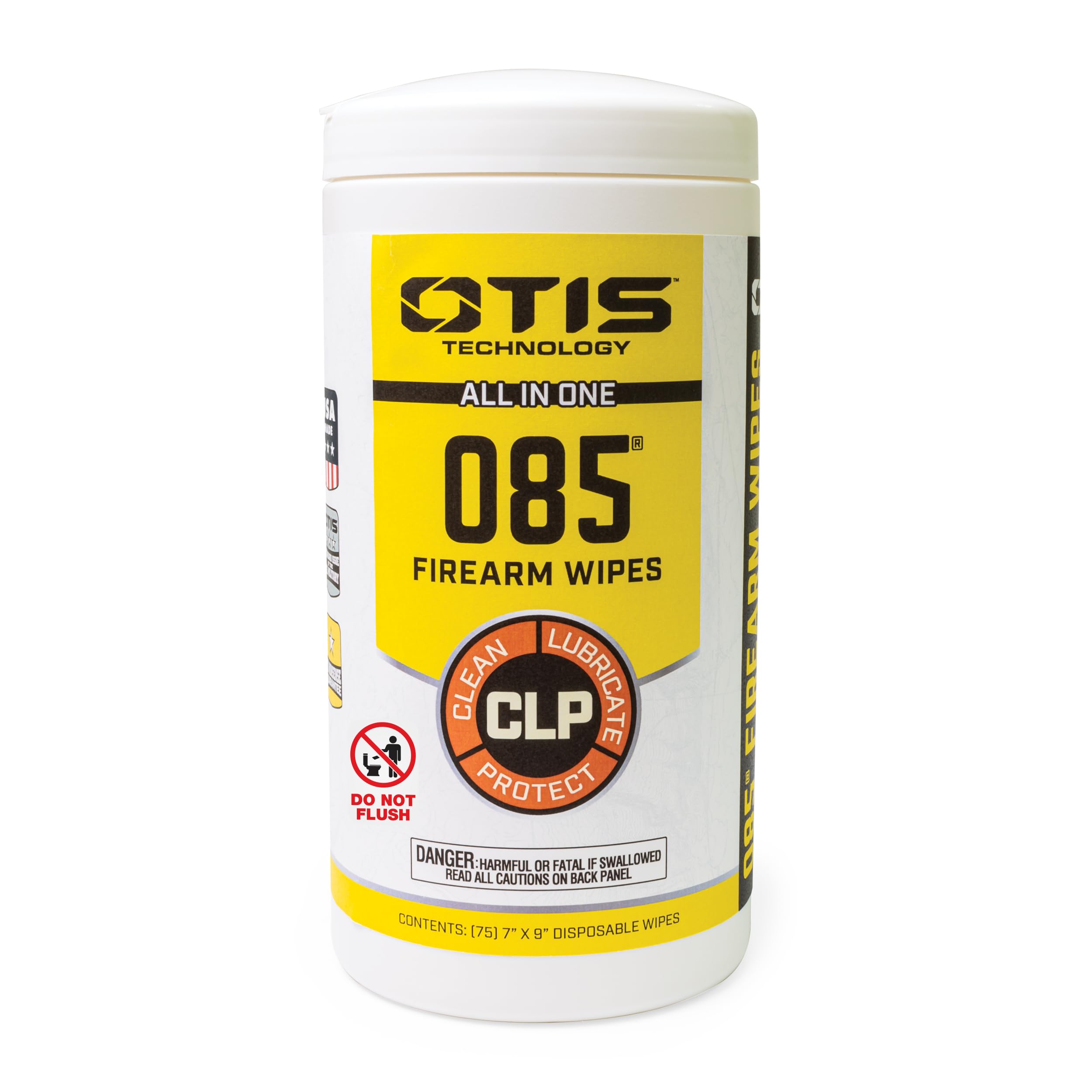 Photo 1 of Otis Technology 085 Wipes CLP Firearms Wipes (75 Count)