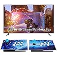 Hedlaoy 28890 Games 3D Pandora Box Arcade Game Console,Retro Video Game Machine for TV, 1280x720 HD Output,Search/Save/Hide/Pause Games,Support 4 Players,Two Splited Joysticks.