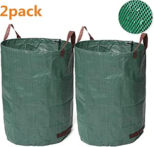 Bolsa De Jardinería De 2 Paquetes Con Doble Capa Inferior, Bolsas De