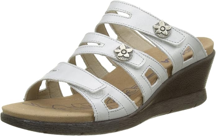 Amazon.com | Romika Women's Nevis 04 Sandals Silver (36 M EU) | Sandals