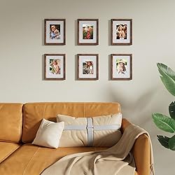 Vittanly 8x10 Picture Frames for Wall Set of