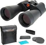 Celestron SkyMaster 12x60 Porro Prism Binoculars with Tripod Adapter Bundle view 1