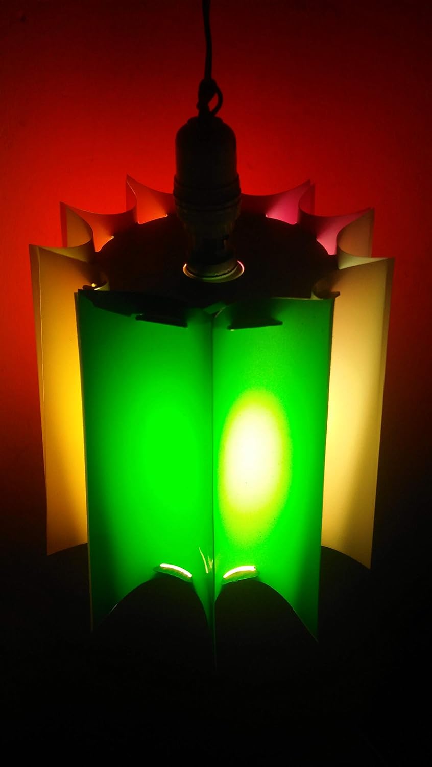 Buy Diwali Hanging Lamp For Decoration Fabric Plastic Lamp Shade