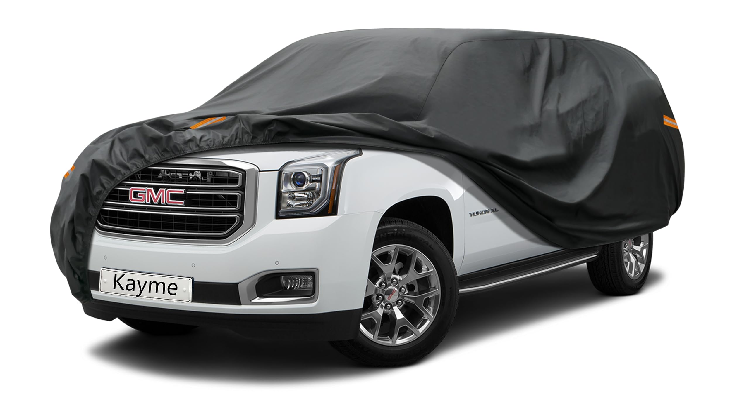 Photo 1 of Kayme 7 Layers SUV Car Cover Custom Fit for GMC Yukon XL (2000-2024) Waterproof All Weather for Automobiles, Outdoor Full Cover Rain Sun UV Protection.