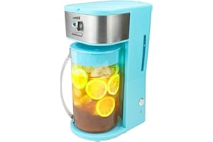 Brentwood KT-2150BL Iced Tea and Coffee Maker with 64 Ounce Pitcher, Blue