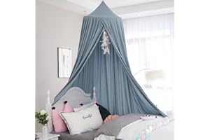 HGGTJJ Upgrade Version of Canopy for Kids Bed, Extra Large Canopy for Girls Room Decoration Princess Castle Play Tent Hanging House, Dreamy Canopy for Children Room Reading Nook Canopies