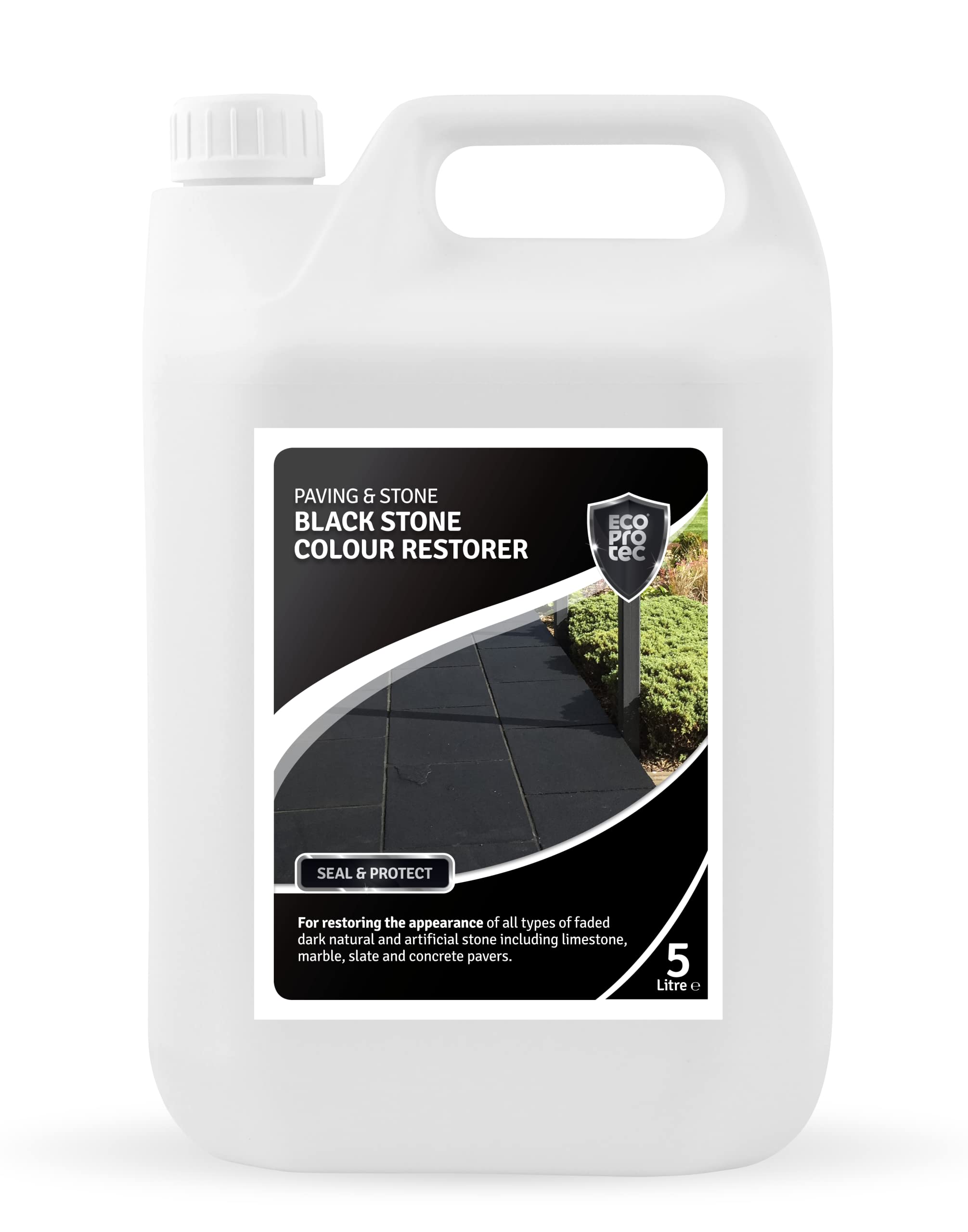 ECOPROTEC BLACKSTONE COLOUR RESTORER-5L Formerly known as ECOPROTEC Blackstone Sealer & Restorer - Staining Solution (5 Litre)